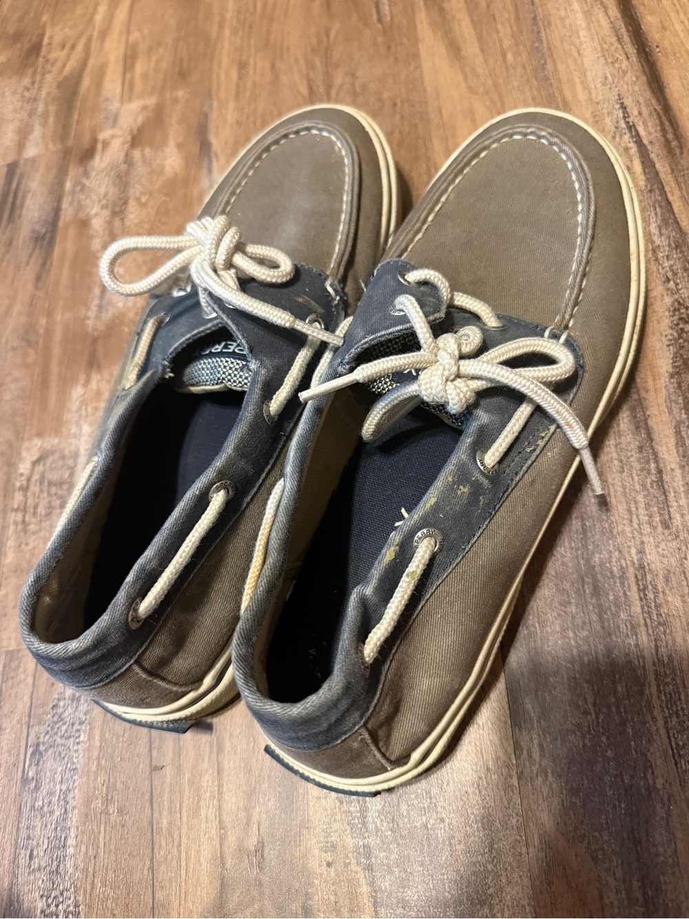 Sperry Brown and Tan Men’s Boat Shoes